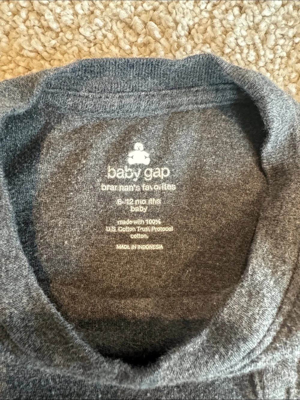 Baby GAP Mix & Match Pocket T-Shirt in Charcoal